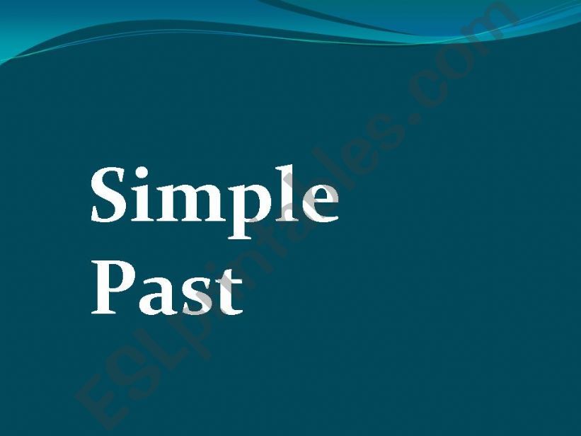 past simple powerpoint