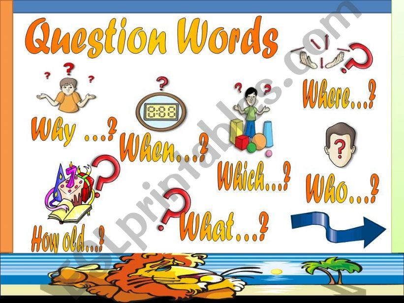 Question words  powerpoint