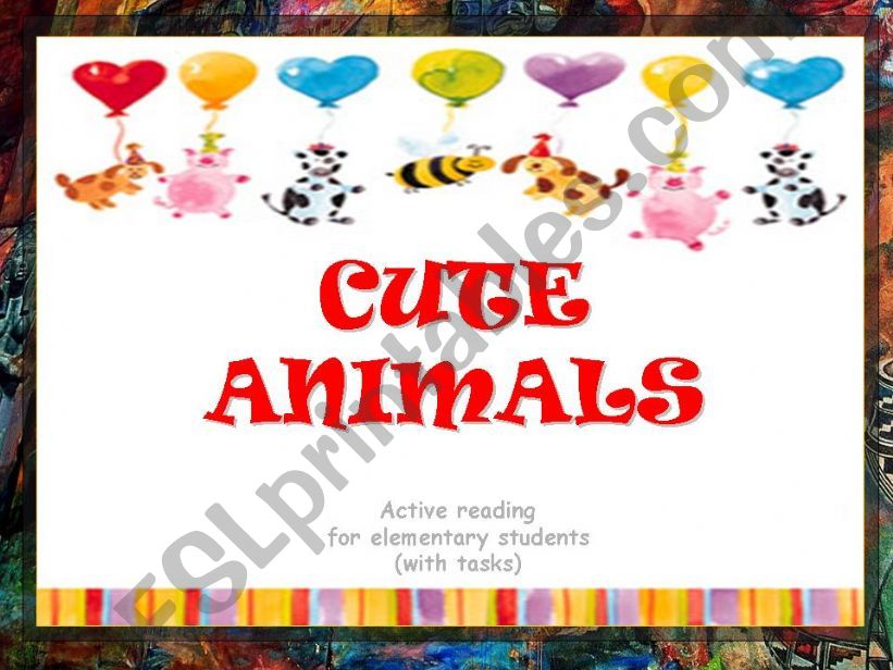 CUTE ANIMALS - short stories about animals