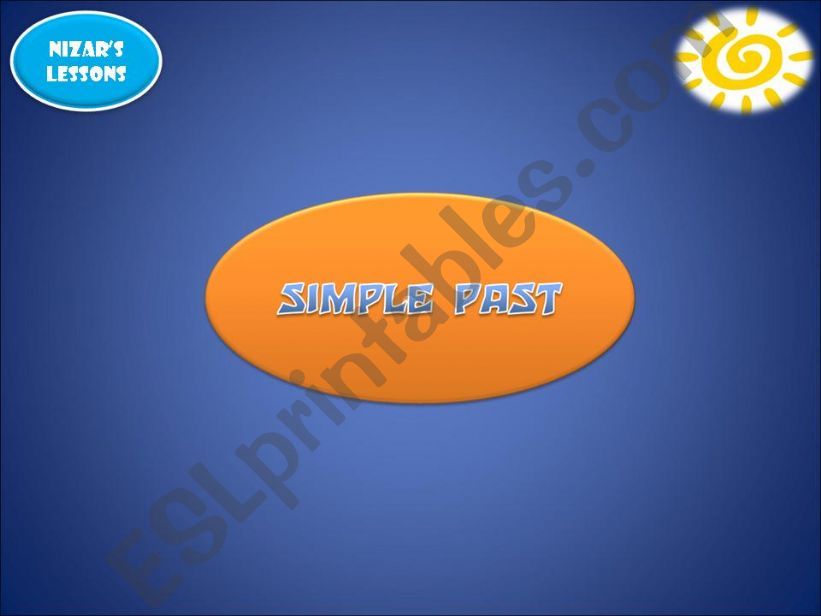 Simple Past powerpoint