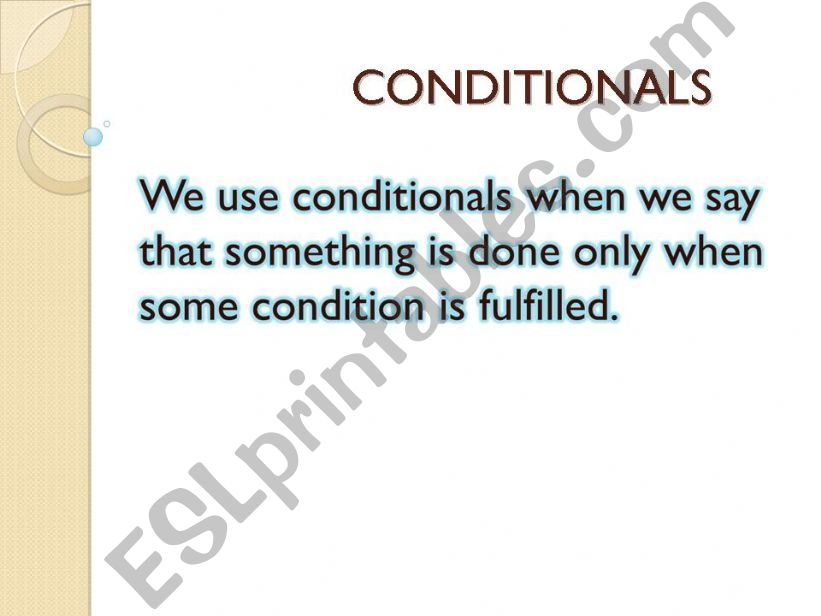 If conditionals powerpoint