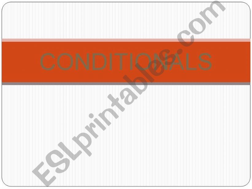 conditionals powerpoint