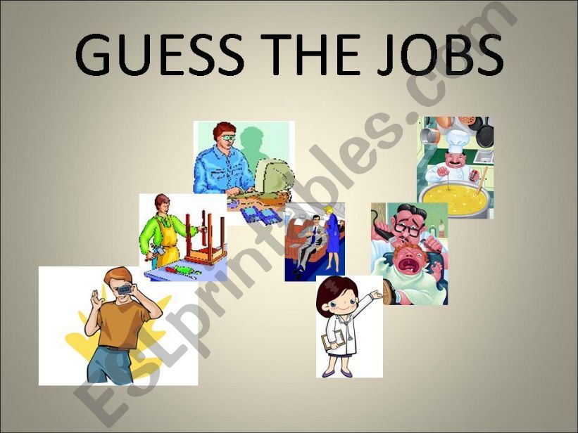 Guess the Jobs powerpoint