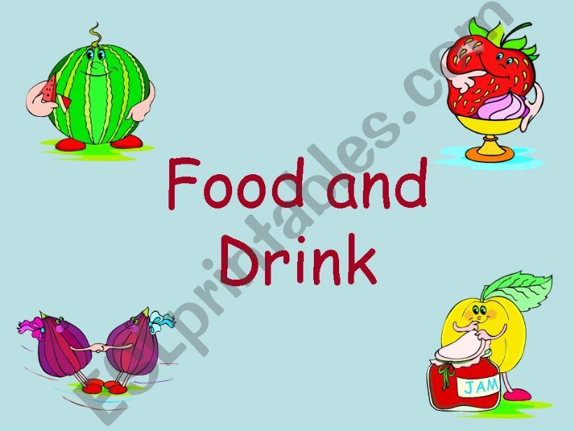 Food and Drink powerpoint