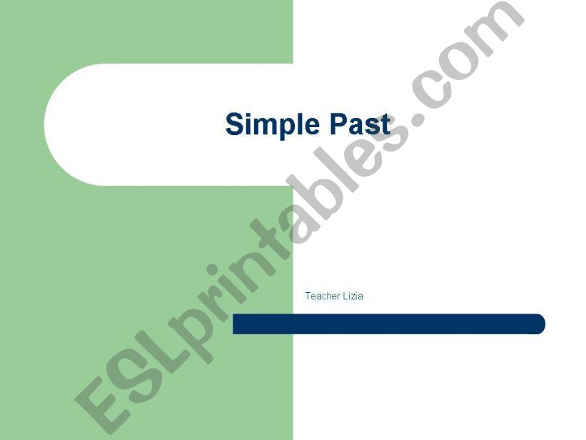 Simple past presentation powerpoint