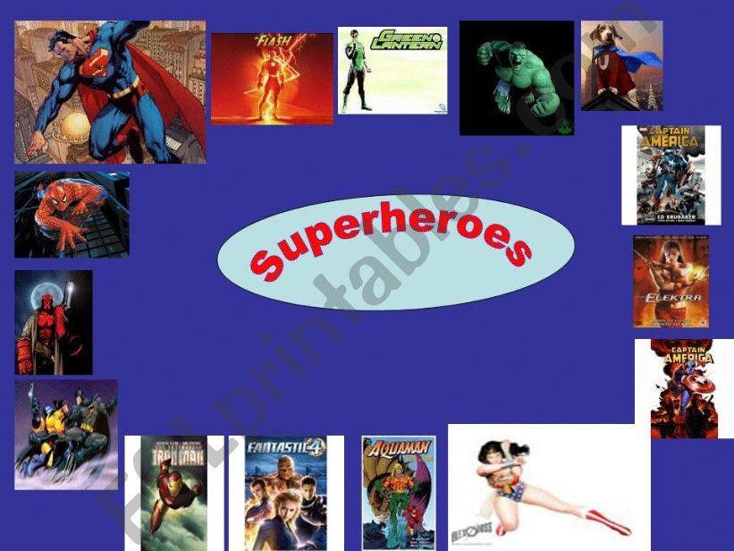 Superheroes powerpoint