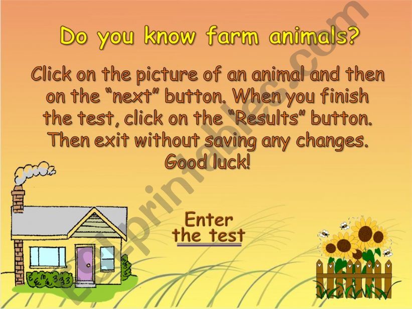 Do you know farm animals? powerpoint