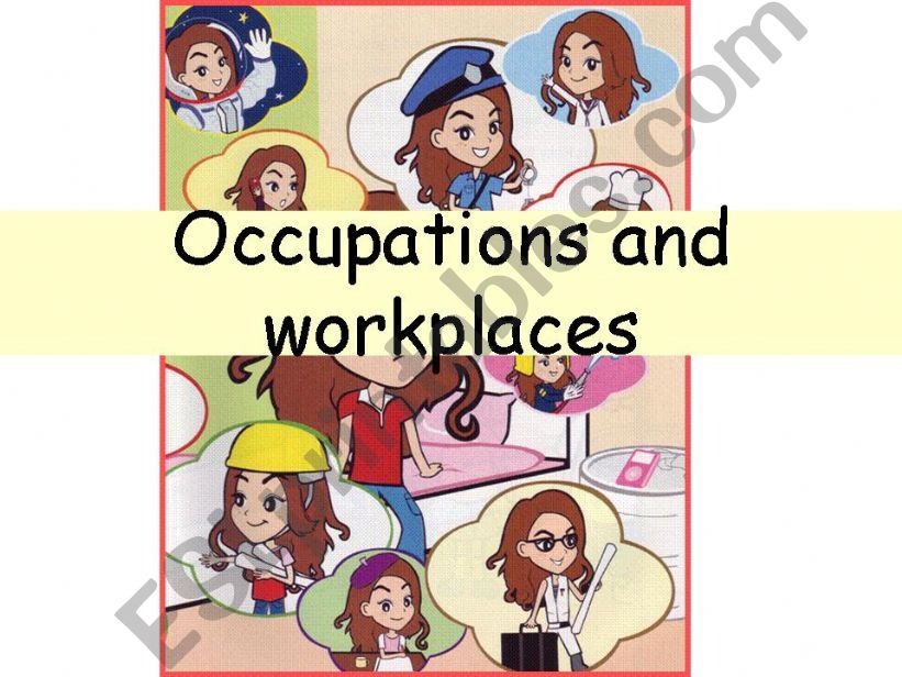 Occupations and workplaces powerpoint