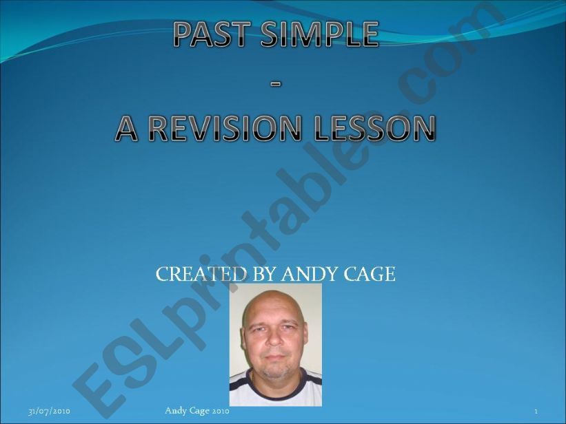 Past Simple - Revision powerpoint