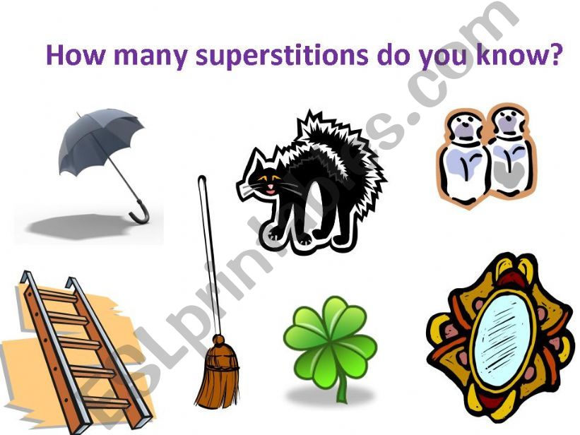 Superstitions Game powerpoint