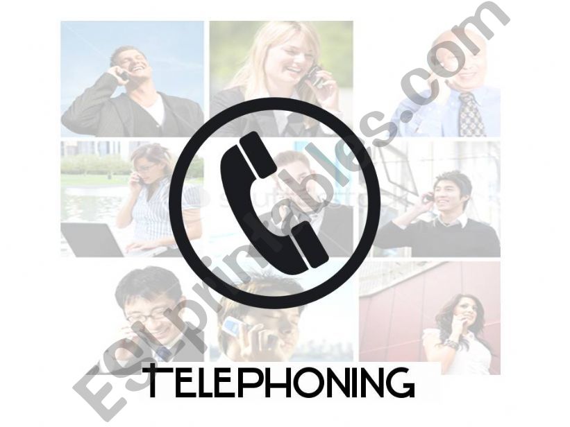 Telephoning in English powerpoint