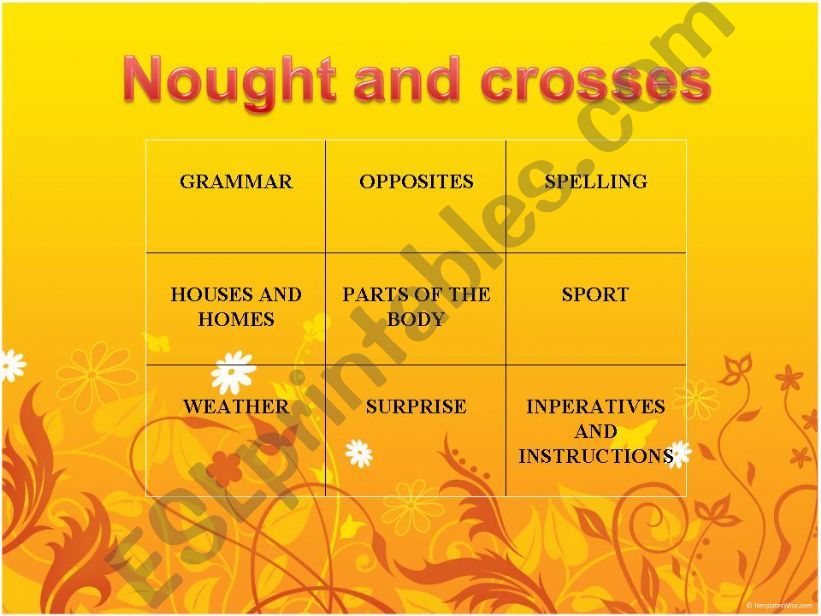 NOUGHTS AND CROSSES game  VERSION 2 (fully editable !!!! )