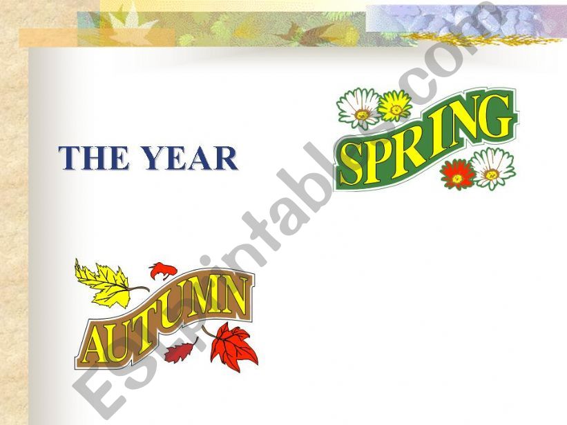 The Year powerpoint
