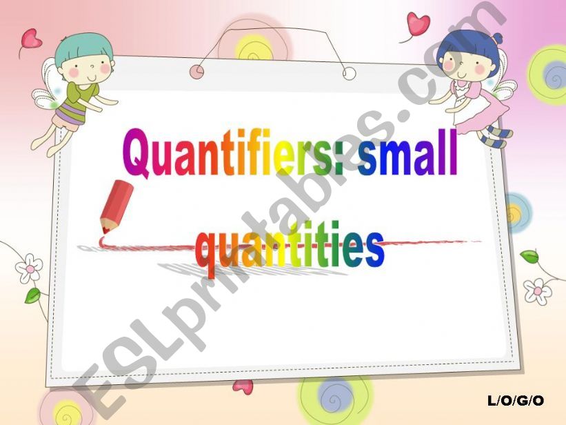 Quantifiers: small quantities grammar guide (05.08.10)