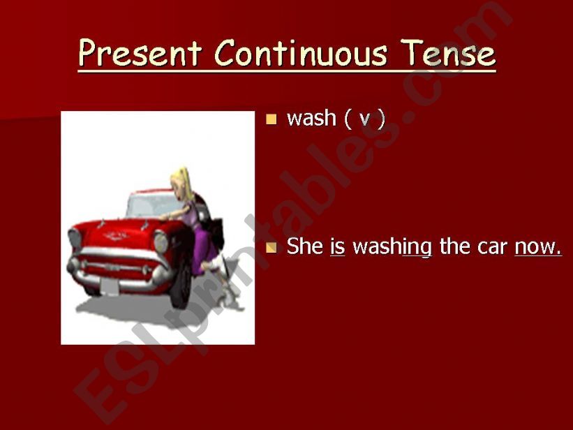 present continuous tense powerpoint