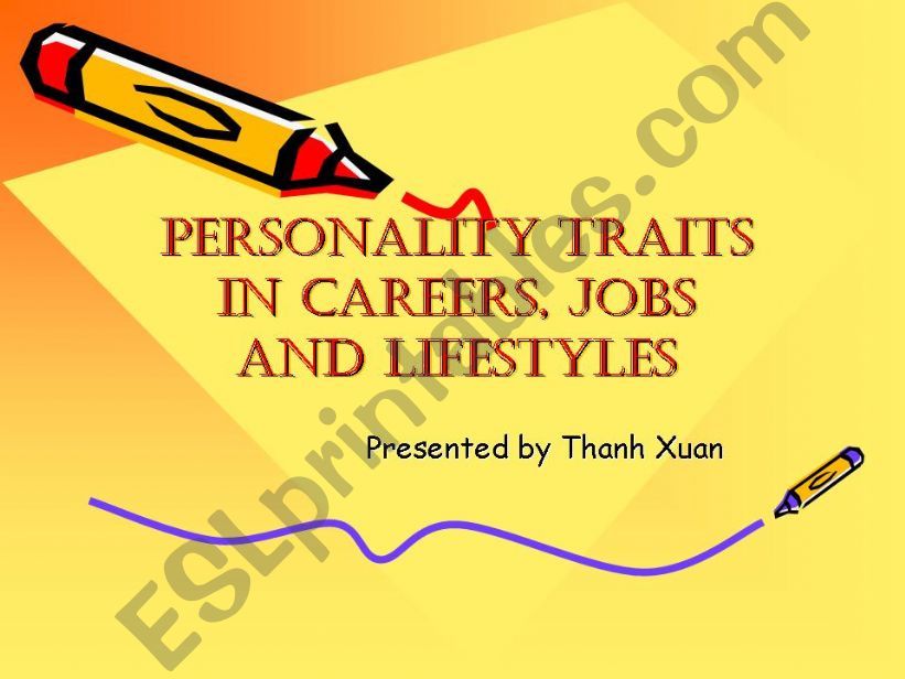 personality traits powerpoint