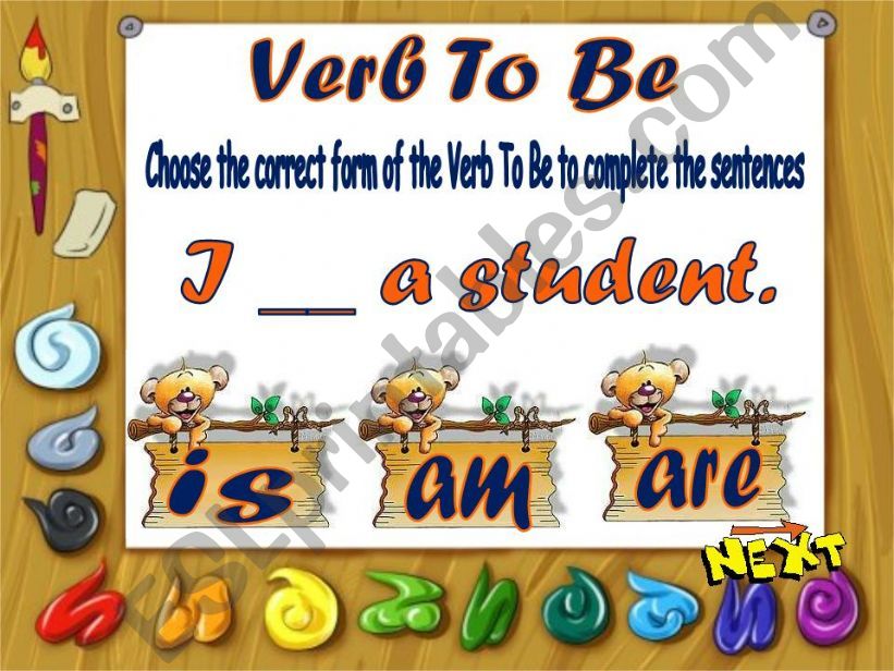 VERB TO BE  powerpoint
