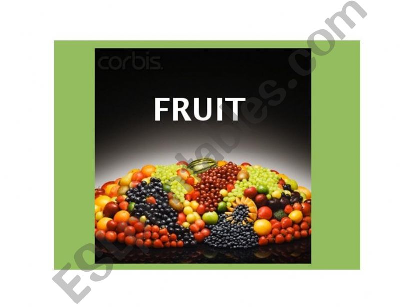 FRUIT powerpoint