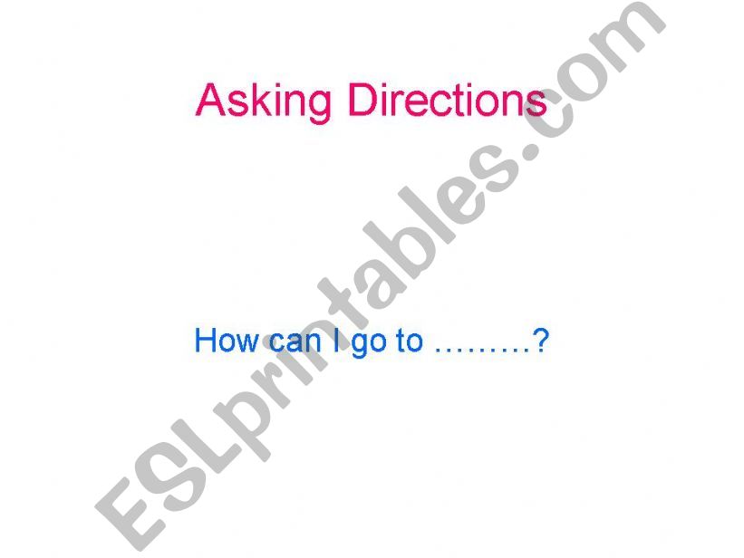 asking direction powerpoint
