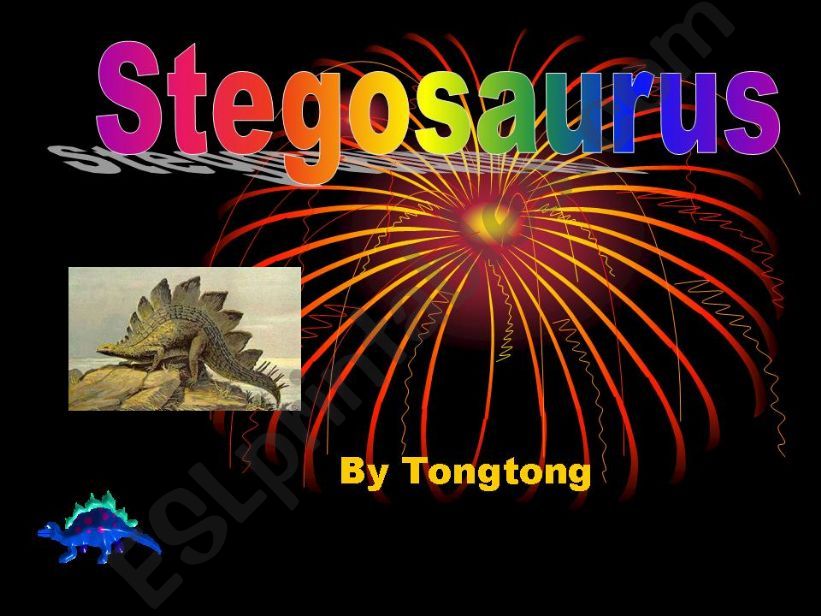 Stegosaurus powerpoint
