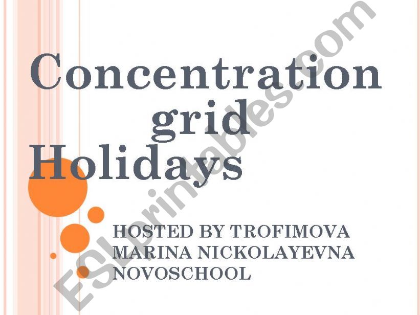 Concentration Grid powerpoint