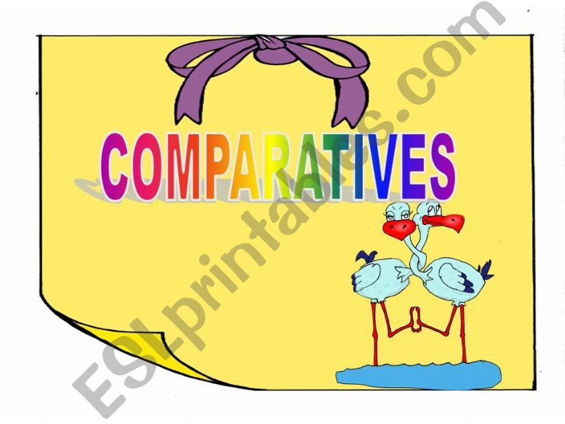 Comparatives powerpoint