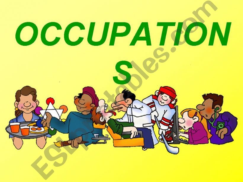 occupations powerpoint