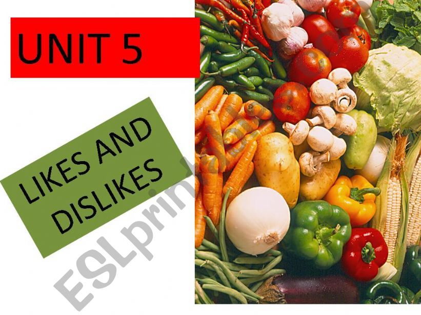 Teaching about likes and dislikes