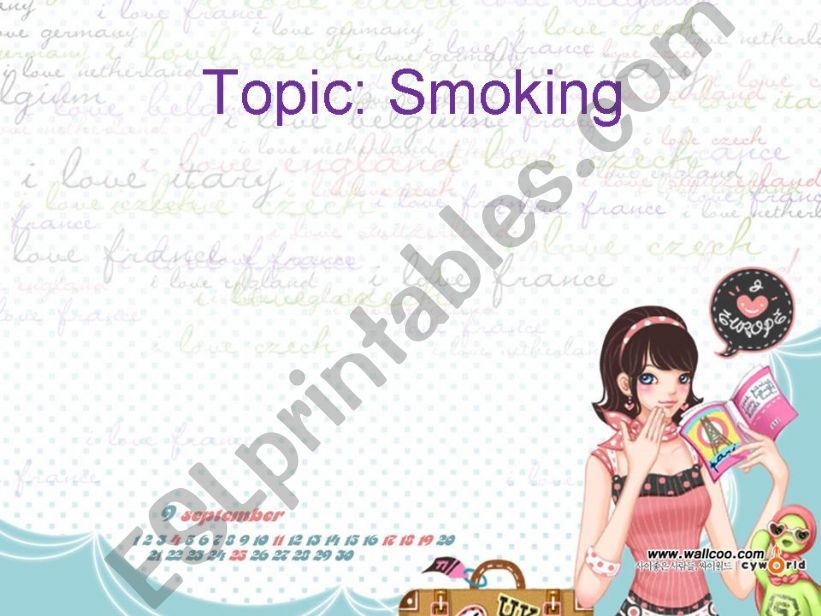 Pros and Cons of Smoking powerpoint