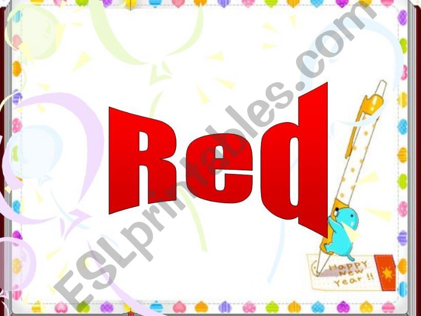 Red Color powerpoint