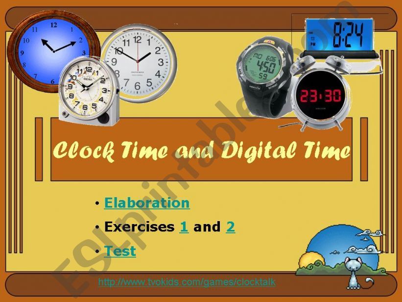 Telling the Time - LESSON and EXERCISES