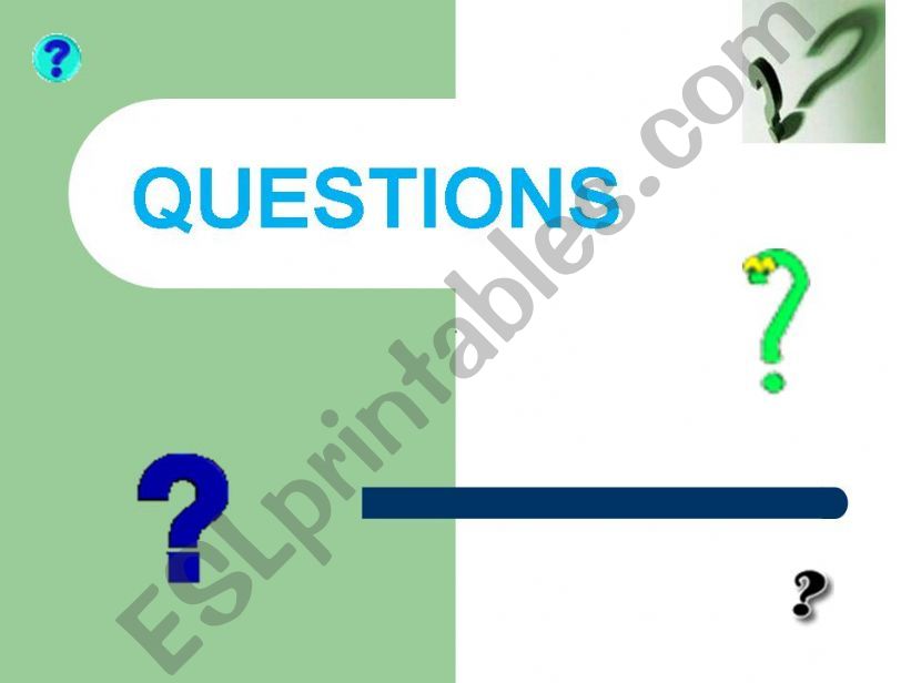 questions powerpoint