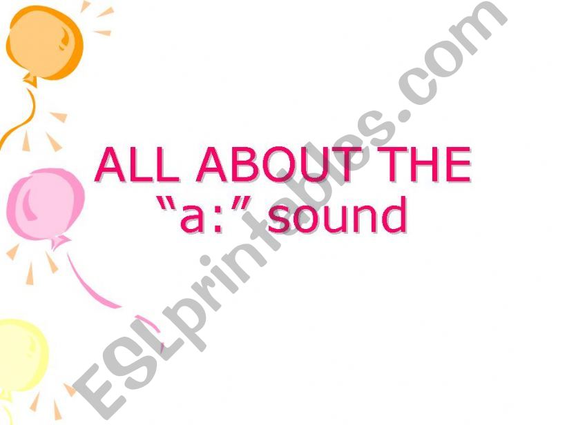 a: sound powerpoint