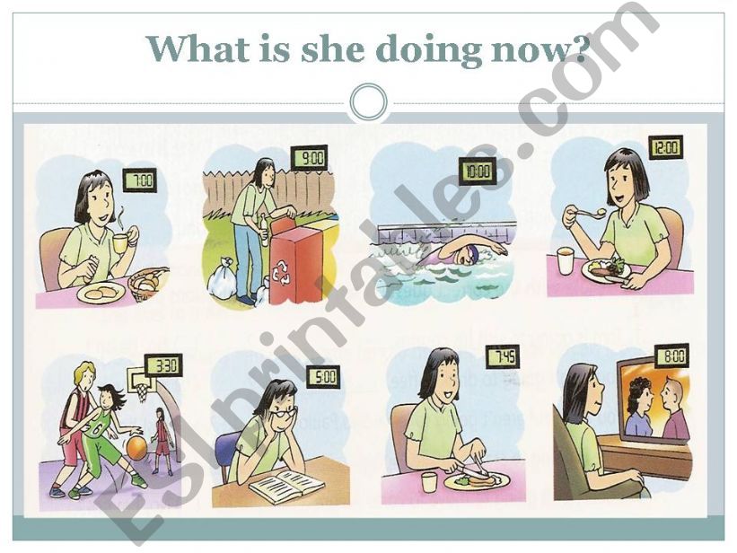 Present continuous or Simple present