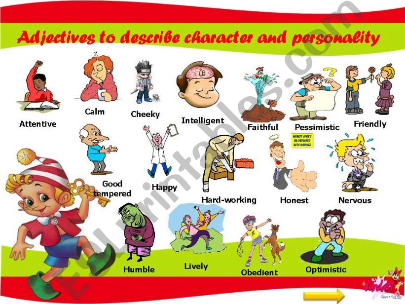 41 Adjectives to describe character and personality