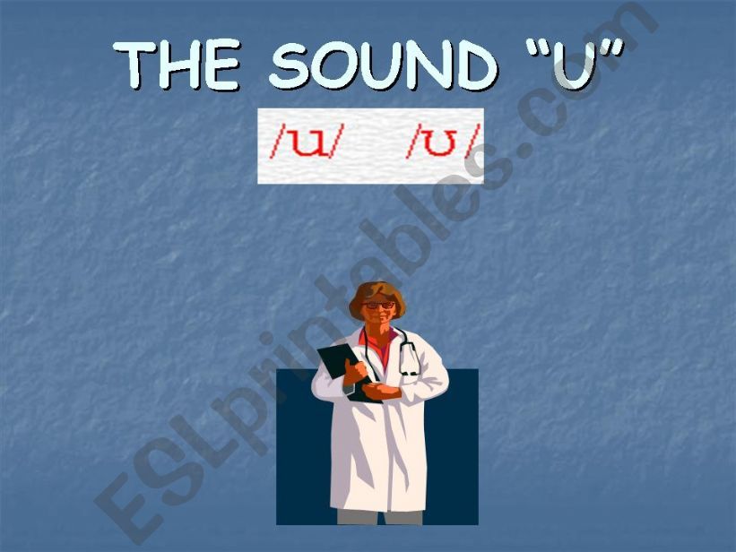 The u sound powerpoint