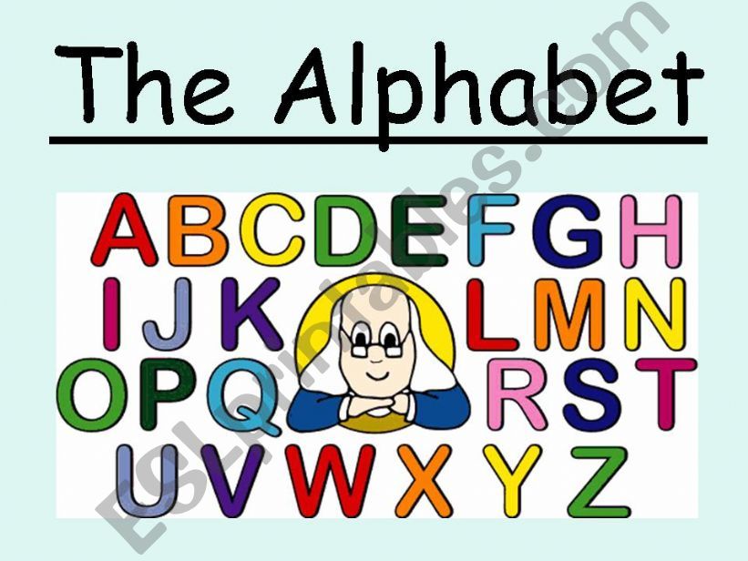 The Alphabet powerpoint