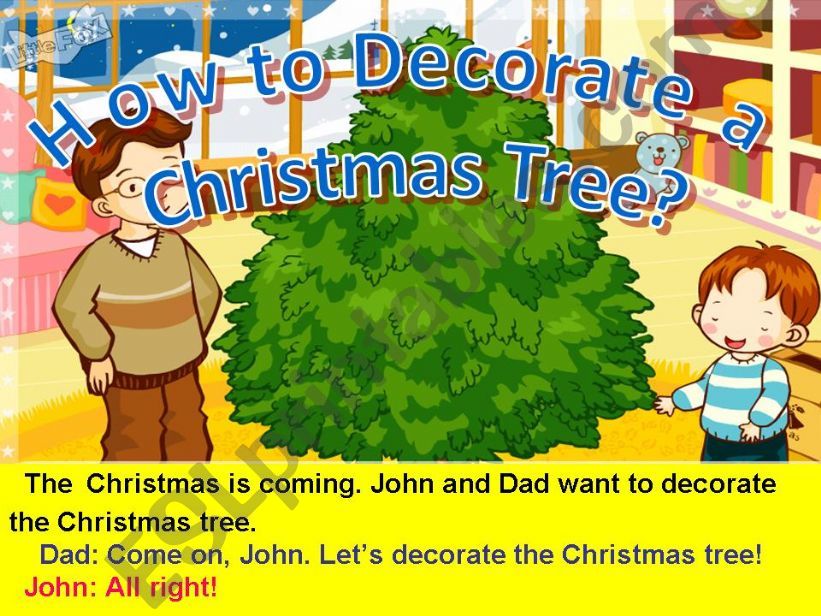 How to decorate Christmas tree?