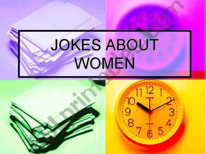 Jokes about Women powerpoint