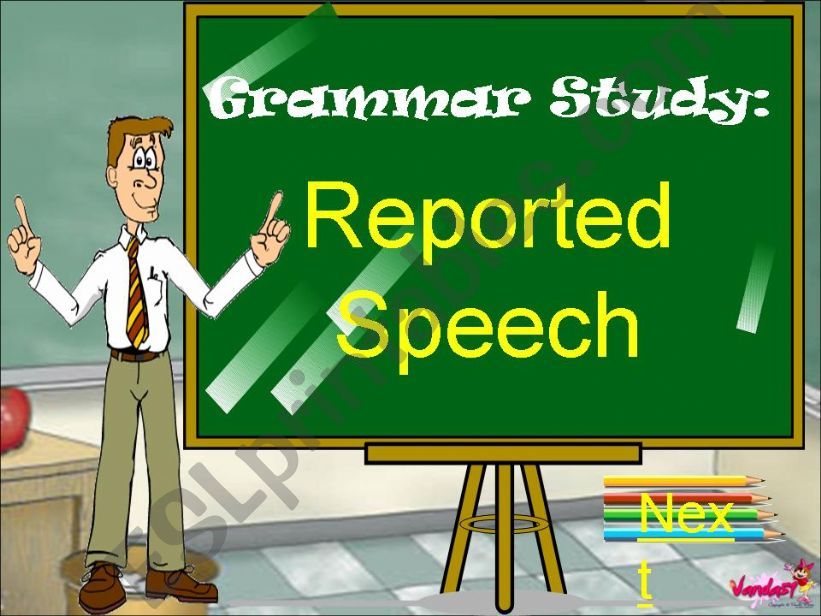 Reported speech powerpoint