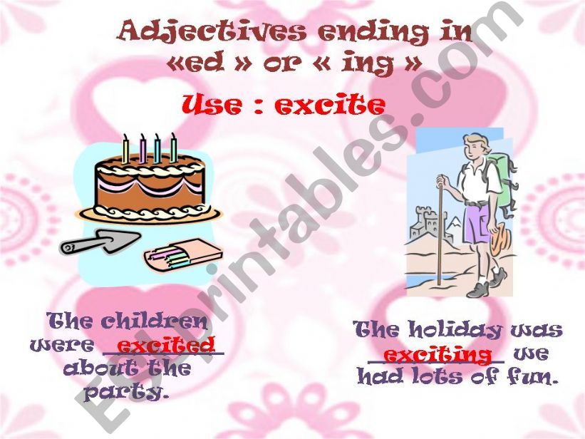 ADJECTIVES ENDING IN 