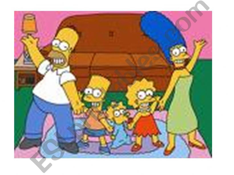 The Simpsons Family! powerpoint