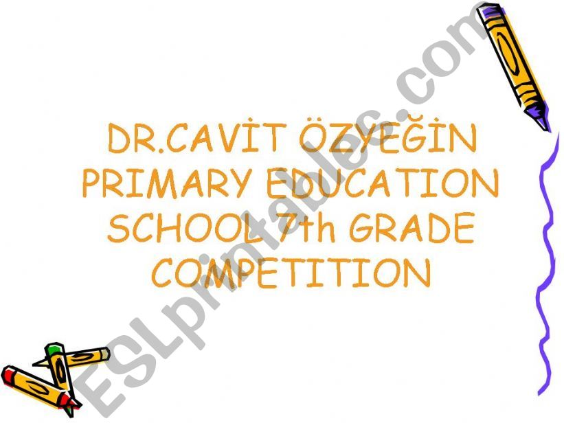 7th grade competition powerpoint