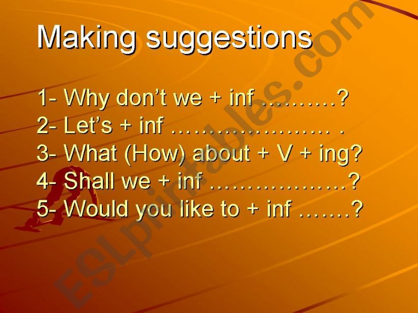 making suggestions powerpoint