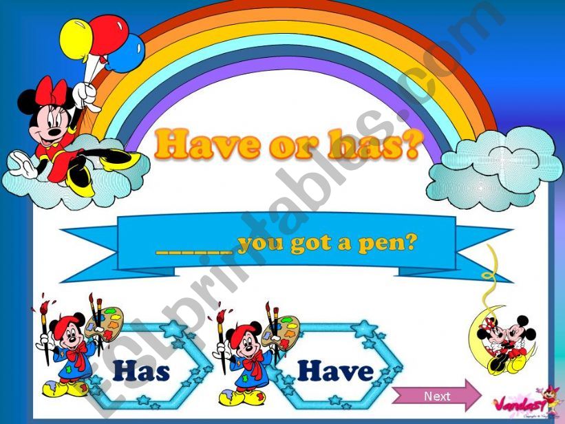 Have or Has? powerpoint
