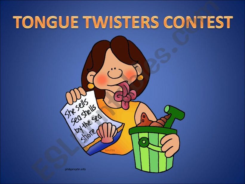 ONGUE TWISTER CONTEST powerpoint