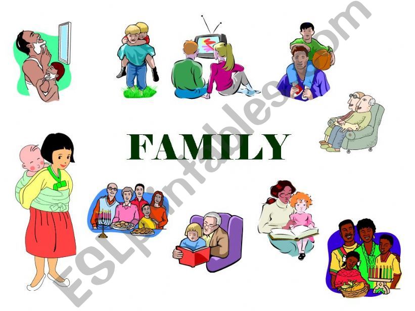 Family - a vocabulary presentation