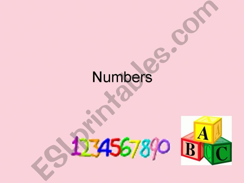 numerals 1-10 powerpoint
