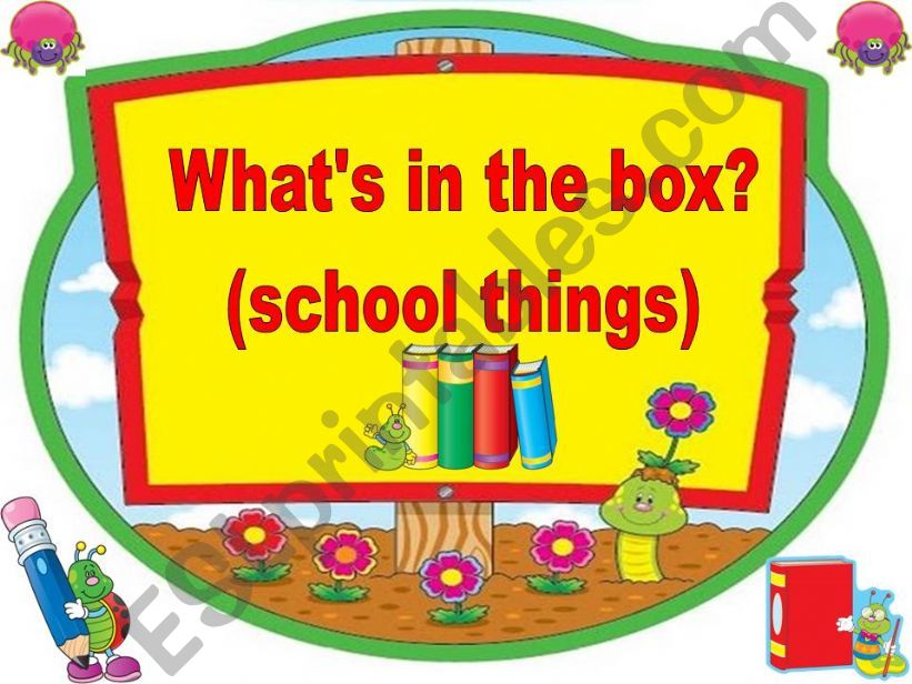 Whats in the box? - game powerpoint