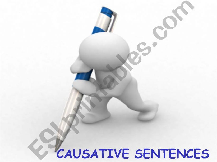 Causative sentences powerpoint